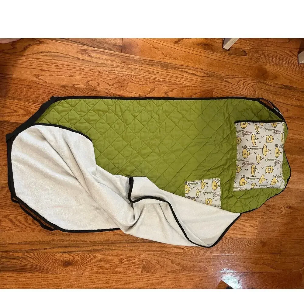 Urban Infant Tot Cot Submarine Print Nap Mat with Pillow